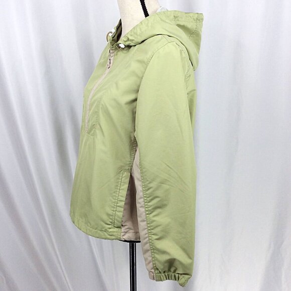 Eddie Bauer 1/2 Zip Windbreaker Hoodie Jacket Women’s M Pullover Lightweight - Picture 4 of 9